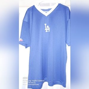 Magestic Los Angeles Dodgers Shirt (Blue- Large)